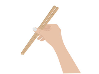 Hands on a white background.