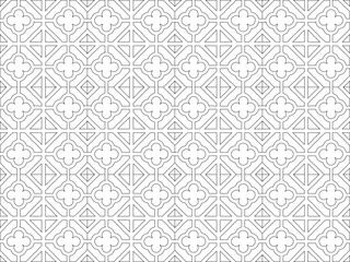 Vector sketch illustration of traditional ethnic abstract bagroung pattern design in Java