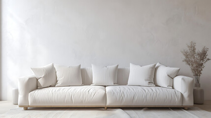 sao dao sofa on room with white wall in