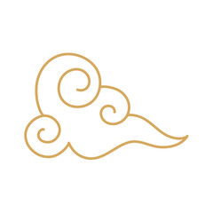 Hand drawn Chinese clouds 