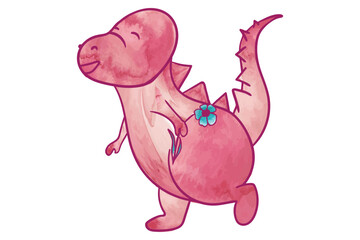 Dinosaur Watercolor, Baby Dinosaur, Kids Dinosaur, T-Rex, Dino, Baby Dinosaur, Jurassic, Clip Art, Prehistoric, Trex, Dinosaur, Illustration, Triceratops, Pterodactyl, Plesiosaurus, Stegosaurus, Rhamp