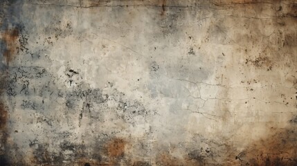 Fototapeta na wymiar Grunge dirty stained old backdrop with weathered patterns generative ai