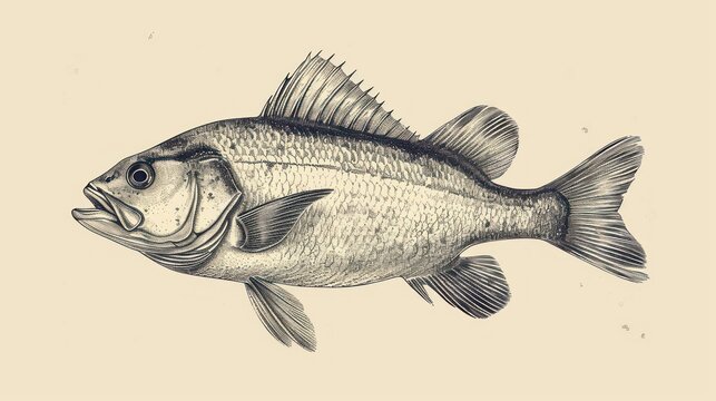  a black and white drawing of a fish with it's mouth open and it's mouth wide open and it's mouth wide open and it's mouth wide.