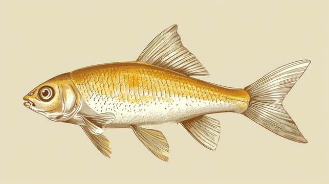  a drawing of a goldfish on a light beige background by corbi, via wikimo via wikimo via wikimo via wikimo via wikimo via wikimo.