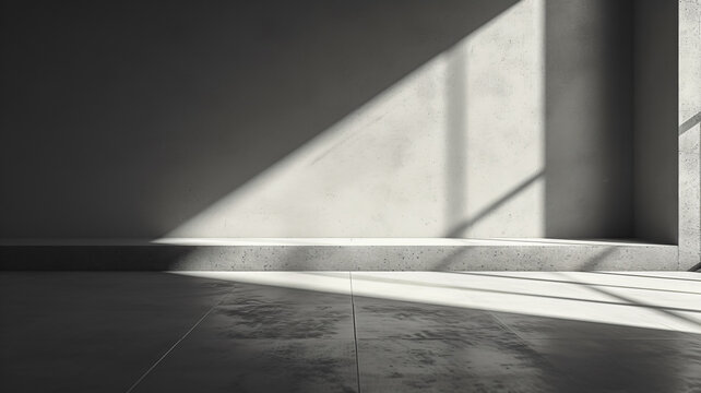 minimalist architecture detail with light and shadow