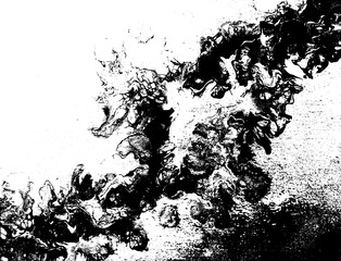 Obraz premium Rustic grunge texture with grain and stains. Abstract noise background. PNG graphic illustration with transparent background.