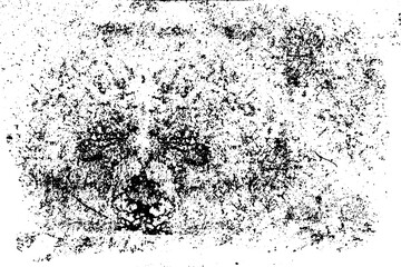 Obraz premium Rustic grunge texture with grain and stains. Abstract noise background. PNG graphic illustration with transparent background.