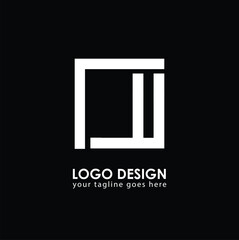 NU NU Logo Design, Creative Minimal Letter NU NU Monogram