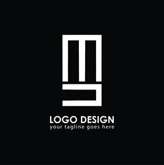 MD DM Logo Design, Creative Minimal Letter DM MD Monogram