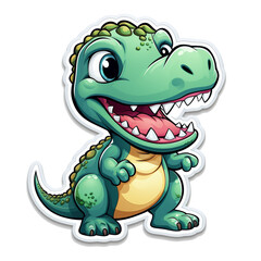 A Playful T. rex  Sticker