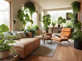 Green Haven. Environmentalists Transforming Homes with Indoor Plants, Recycled Furniture, and Energy-Efficient Appliances