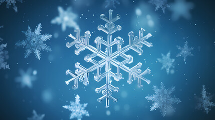 Snowflake background, snowflake border, winter holiday background, soft colors and dreamy atmosphere