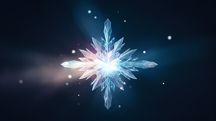 Snowflake background, snowflake border, winter holiday background, soft colors and dreamy atmosphere