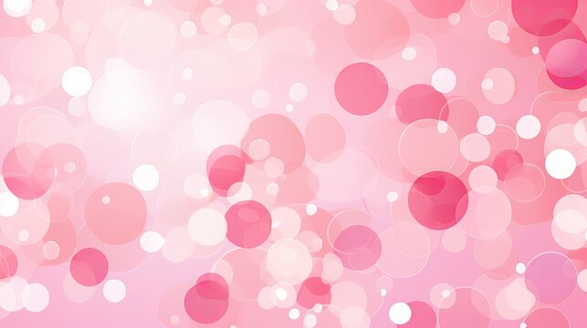 Pink vector texture with disks