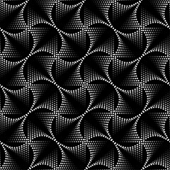 Vector seamless texture. Modern geometric background. Grid of dots. - 723281336