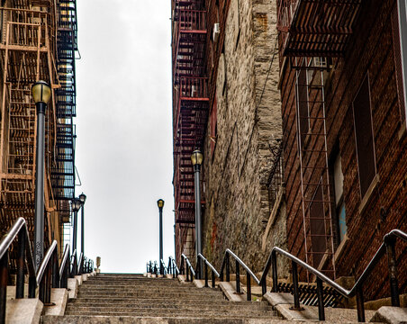 The Joker stairs in the Bronx, is the famous neighborhood of New York City in the United States of America.