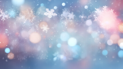 Snowflake background, winter cold texture frozen icy illustration snow frost