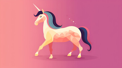 Beautiful Unicorn Design, Perfect for your Project or Wallpaper, Ai Generative