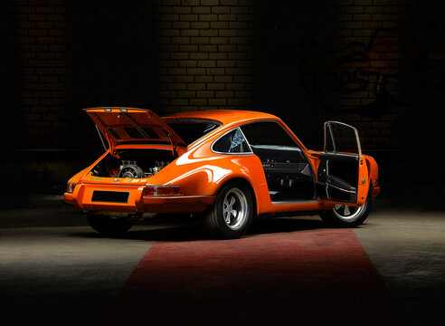 Classic Vintage Porsche 911 Sports Car