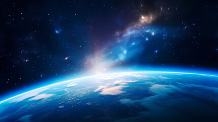 Admire our beautiful Earth from the vastness of space