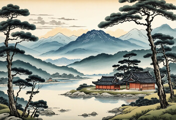 Serene Beauty: Korean Landscape and Traditional Art