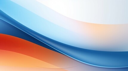 Abstract background blue orange modern geometric shape for wallpaper banner leaflet catalog cover flyer generative ai