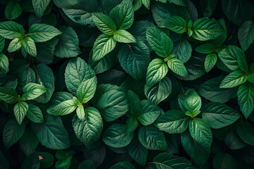 Nature green leave background wallpaper.