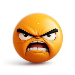 3d sad smiley face emoticon