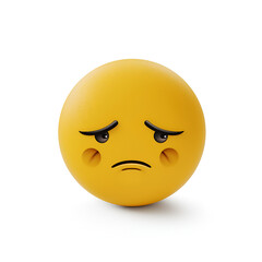 3d sad emoji