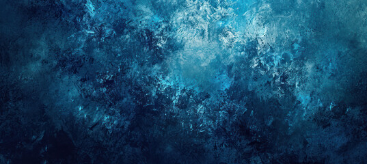 Fototapeta na wymiar Dark Blue Grunge Texture Background
