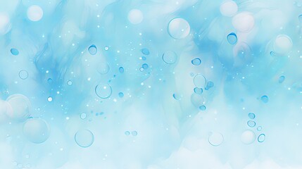 Blue bubble painting background diy style