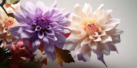 A close-up view of a bunch of flowers in a vase. Suitable for various uses
