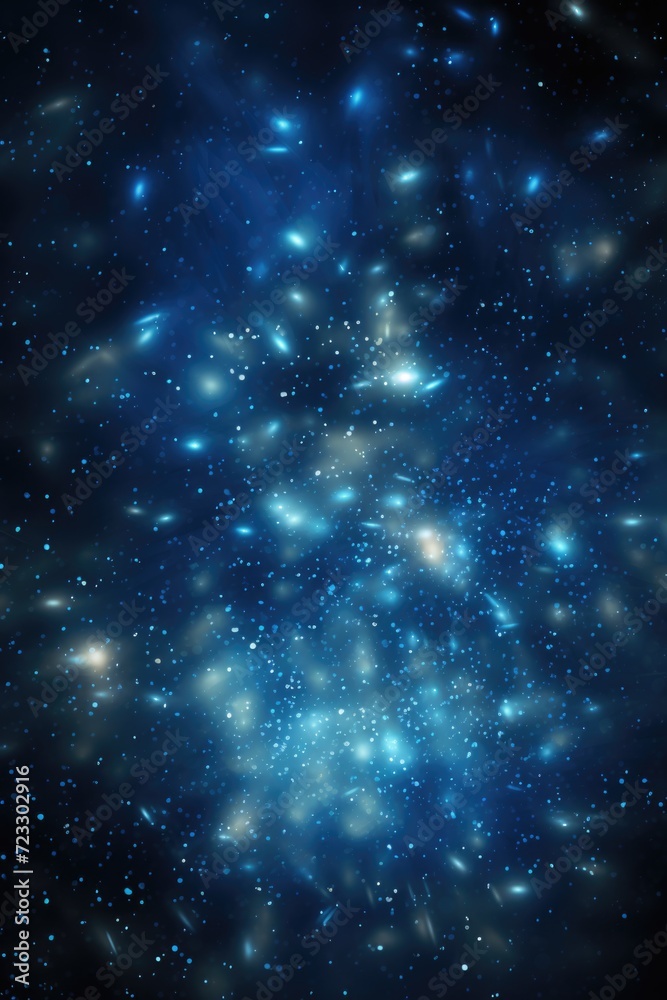 Poster a stunning cluster of stars shining brightly in the night sky. perfect for astronomy enthusiasts or 