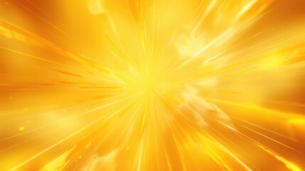 A vibrant yellow background with a burst of light. Can be used to add energy and brightness to any design