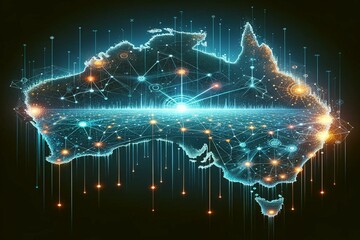 "Digital Connectivity: Australia's Global Network Map"