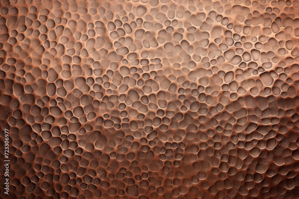 Fototapete A detailed close-up of a textured metal surface. This image can be used in various design projects and for adding a unique touch to any visual content