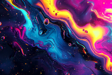 vibrant and energetic background with neon colors - obrazy, fototapety, plakaty