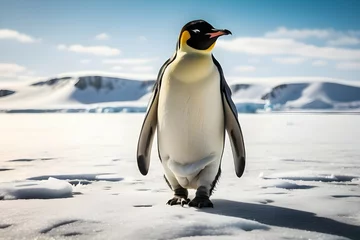 Gordijnen penguin in polar regions © Marwa
