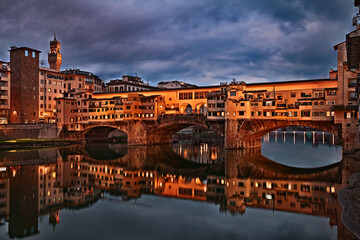 Ponte Vecchio in Florence, Tuscany, Italy