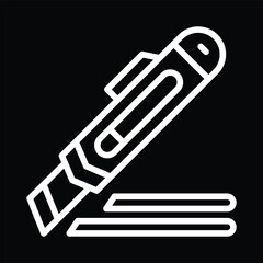 cutter icon for your website, mobile, presentation, and logo design.
