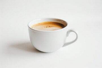 Coffee cup on white background