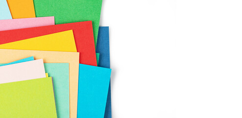 Background of colored paper