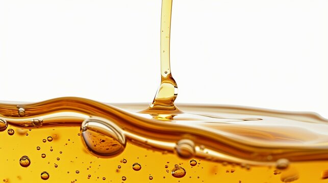 Cooking Oil Honey drop with air bubbles isolated, oil background, honey drop shape oil as a background, oil background, oil banner, oil, gold color background, gold color water background, oil bg