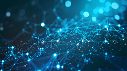 Digital Connectivity, Abstract Network Concept Background