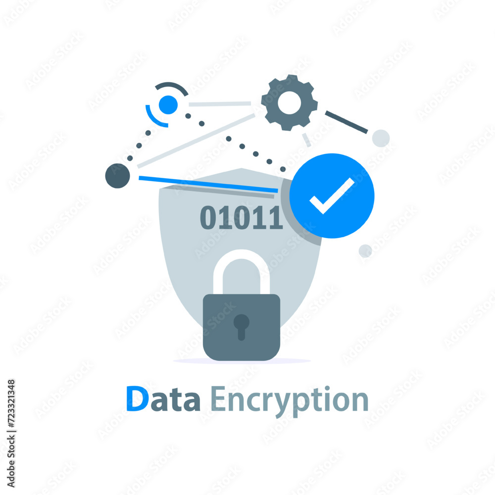 Wall mural encryption,data security, cyber security, data protected by password access, safeguard digital infor