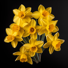 Yellow Daffodils 