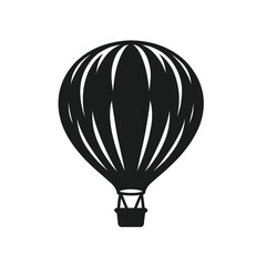Obraz premium Hot Air Balloon Flight Silhouette