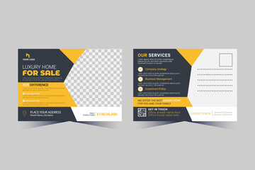 Corporate Professional Business Postcard Design template