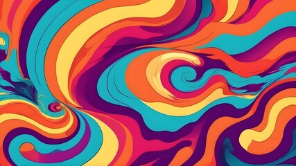 abstract colorful background with circles