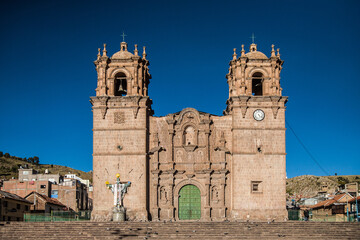 Barokowa katedra w Puno (Peru)
